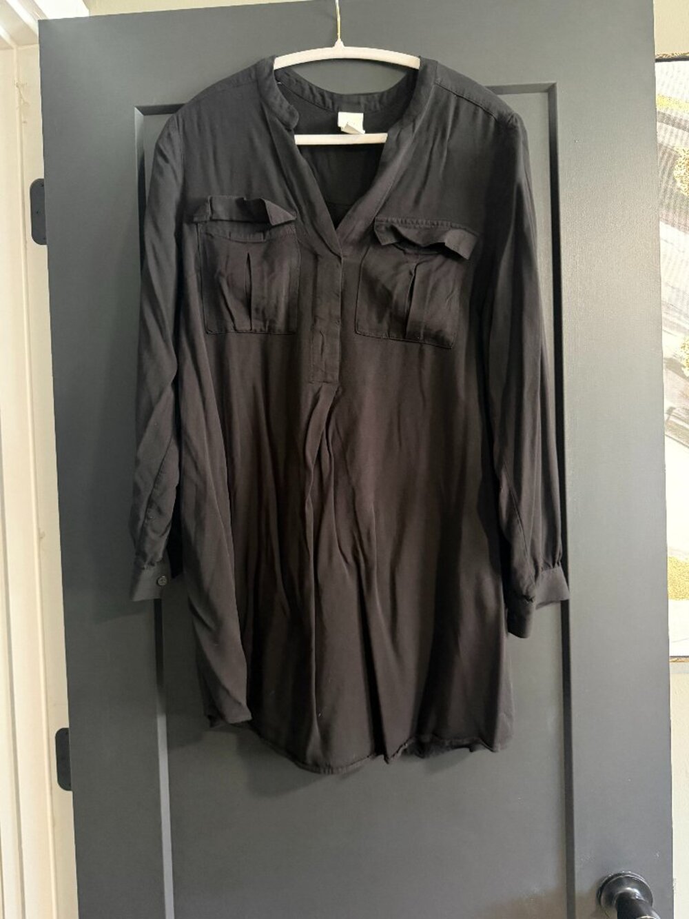 H&M Tunic Henley sz 8
